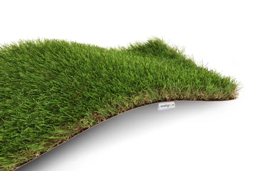 Confort extérieur:Gazon synthétique en polypropylène vert en rouleau Exelgreen Natura 38 mm - 200 x 500 cm