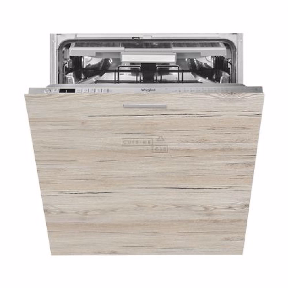 Cuisineandcie – Façade pour lave, vaisselle tout intégrable Eco Noyer Blanchi L 60 cm