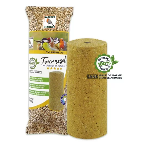 Pour vos moments en extérieur：Cylindre de graisse végétale au tournesol 850 g