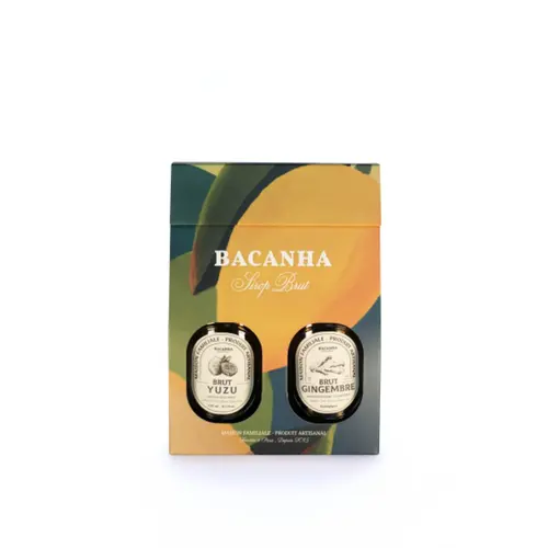 Pour tous les jours:Coffret de 2 sirops bio yuzu et gingembre Bacanha - 2 x 400 ml