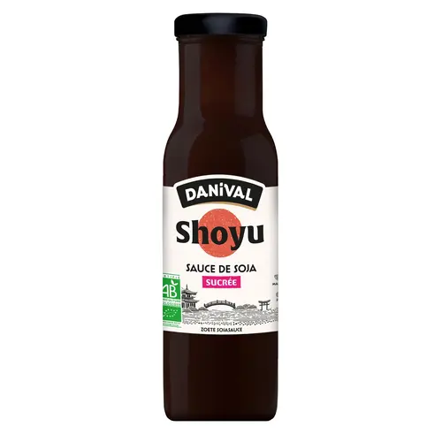 À découvrir pour le jardin:Shoyu sucre bio Danival - 250 ml