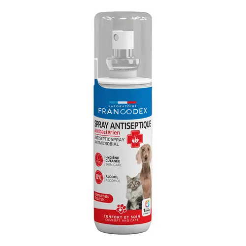Jardin chez vous：Spray antiseptique pour chien et chat Francodex – 100 ml