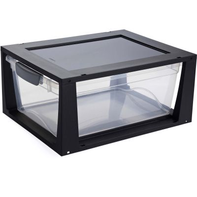 Tiroir de rangement empilable Omega 11L (Noir)