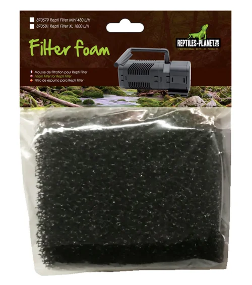 Jardin sélection：Mousse de filtration pour Repti Filter XL 1800 L/H coloris noir Reptile Planet