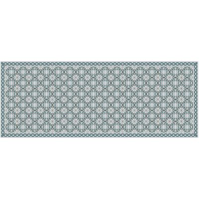Tapis intérieur extérieur en vinyle carreaux portuguais (180 x 70 cm)