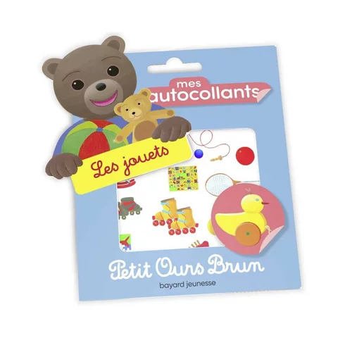 Pour votre extérieur：Mes autocollants POB “Les jouets” Éditions Bayard