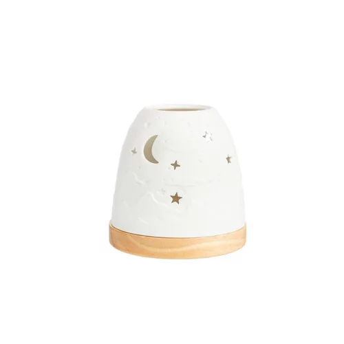 L’esprit jardin:Mini igloo nuit étoilée coloris blanc en céramique
