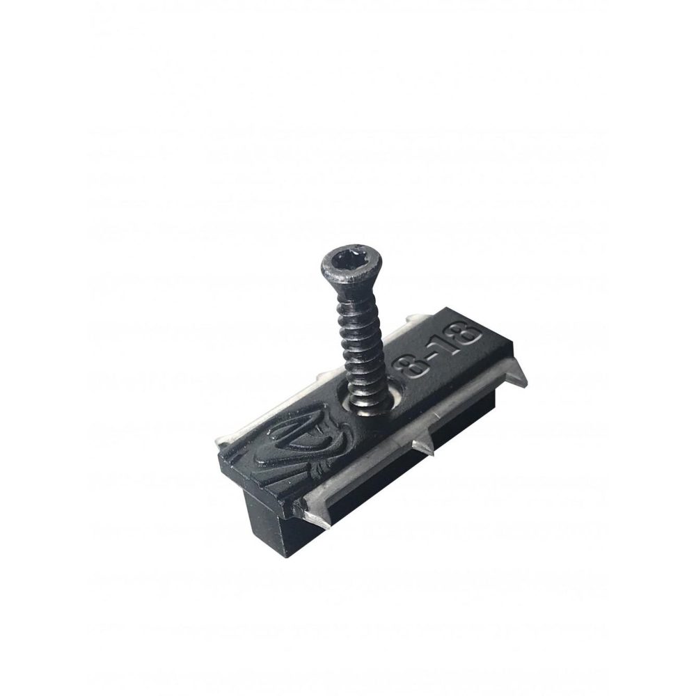 CENTRALE BRICO Lot de 95 clips + 5 clips départ/fin pour lames luxia bois alu, 4 m² – Matériel de jardin