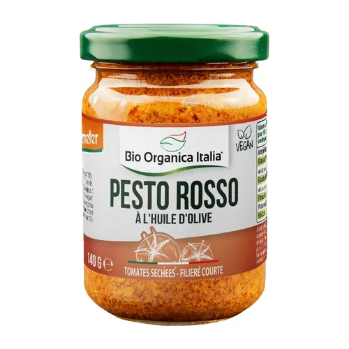 Pour un jardin plus pratique:Pesto rosso bio Bio Organica - 140 g