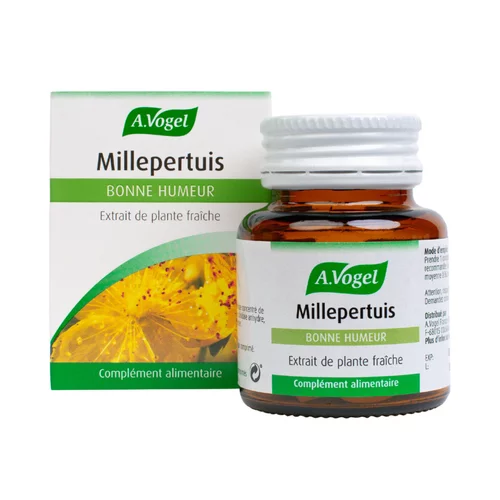Pour vos jardins：Millepertuis bio en boite de 60 comprimés