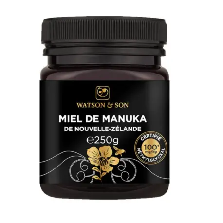 Le bon choix pour l’extérieur:Miel de manuka MGO 100 Watson & Son - 250 g