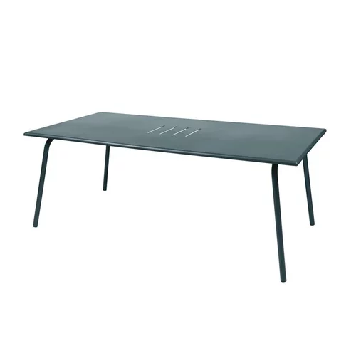 Confort pour le jardin：Table de jardin coloris gris orage Monceau Fermob - 194 cm