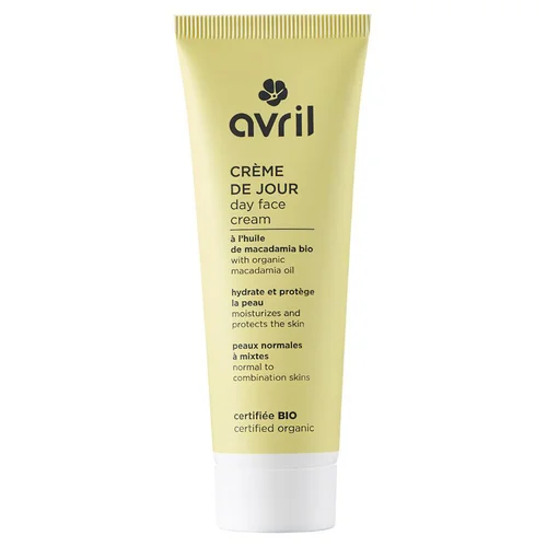 Choix extérieur:Crème de jour à l'huile de macadamia bio Avril - 50 ml