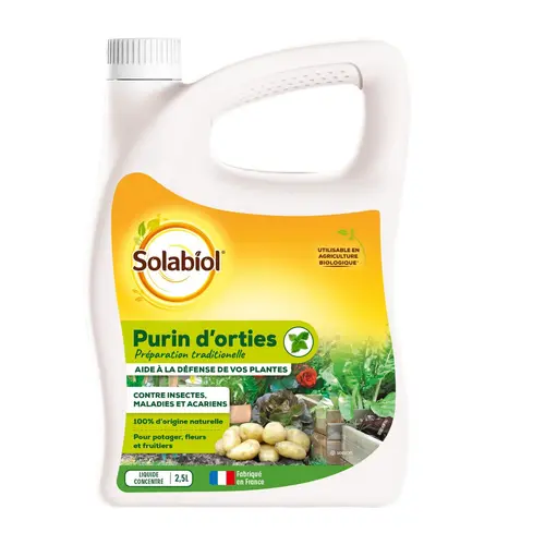 Jardin idée:Biostimulant revitalisant renfort protecteur purins d'orties concentré Solabiol - 2,5 L
