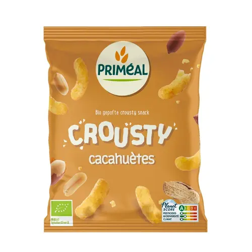 Choix au jardin：Snack cacahuètes Primeal crousty - 75 g