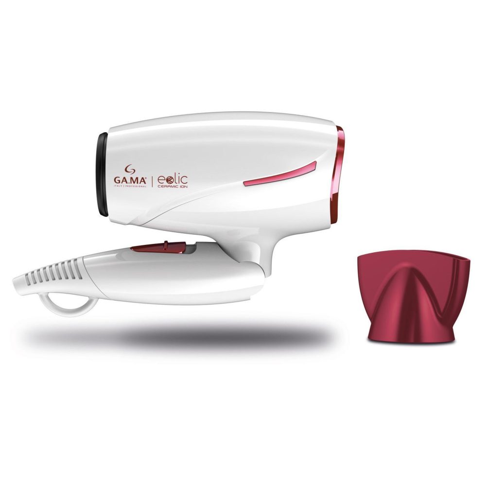 Gama Ga.ma eolic travel sèche-cheveux 1600 w rouge, blanc
