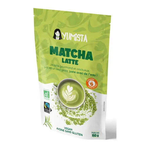 Jardin utile:Matcha latte bio Yumista - 160 g
