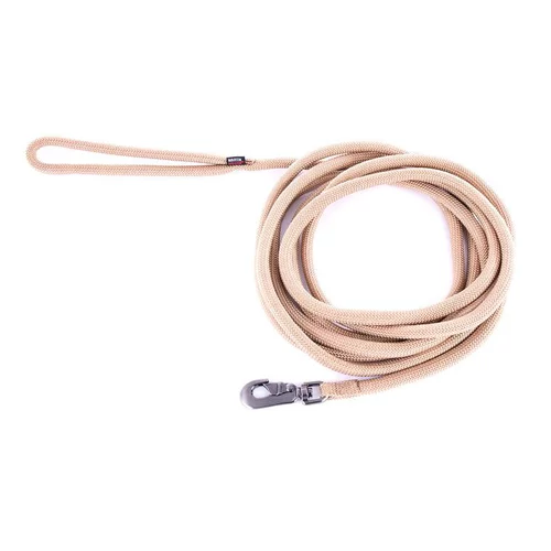 Conçu pour le jardin：Longe ronde pour chien coloris beige 1,3 cm x 5 m