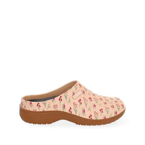 Idée utile：Sabot Mona coloris orange pêche en caoutchouc synthétique EVA Blackfox - pointure 40