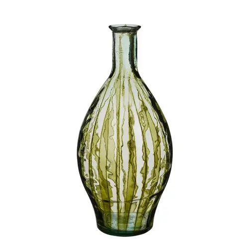 Sélection pour vos extérieurs:Vase en verre recyclé coloris vert Palermo - Ø 28 x H 60 cm