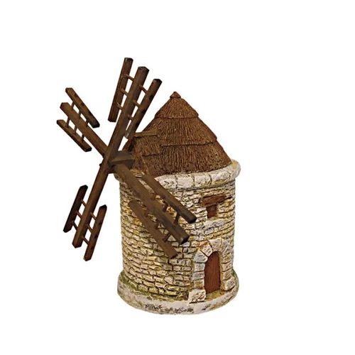 Jardin inspiration:Moulin n°3 santons Escoffier - H 15 cm