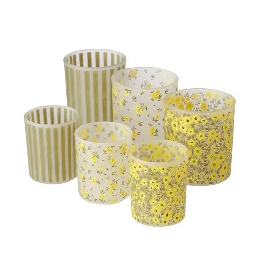 Fonctionnel au jardin：Photophore Mayla coloris multicolore - Ø 7 cm