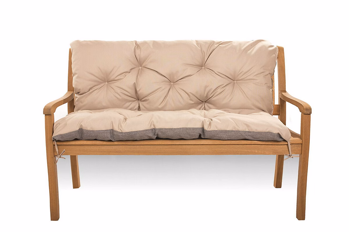Coussin pour banc de jardin 140 × 50 × 50cm coussin de banc de jardin Beige coussin de balançoire coussin de banc extérieur