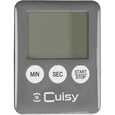 Minuteur électronique aimanté coloré (Gris)