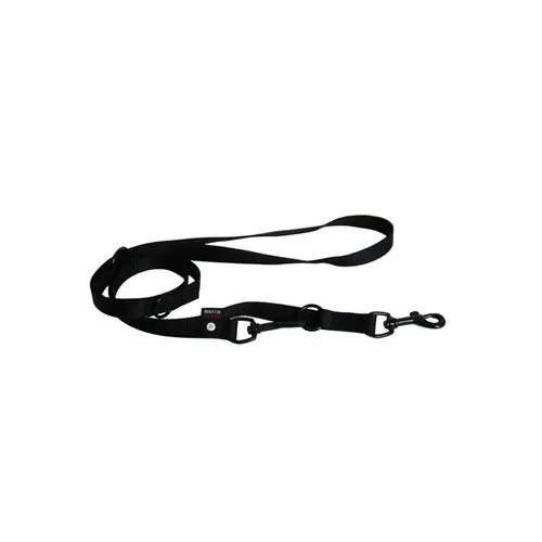Univers végétal：Laisse chien dressage 3pt 20 mm / 200 cm noire