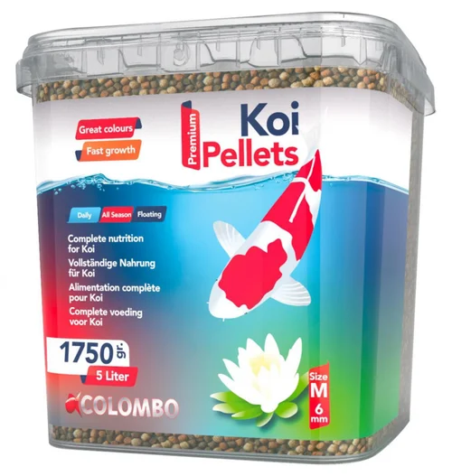 Pour améliorer votre jardin：Granulés pour kois 6 mm, 1,75 kg, 5L - COLOMBO - Kois Pellets Medium