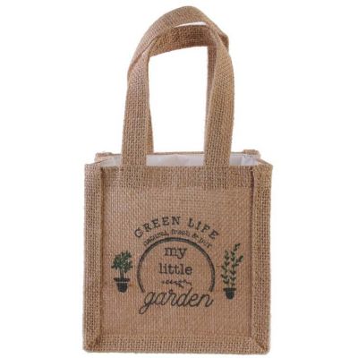 Sac à plantation en jute plastifiée My Little Market (14 cm)