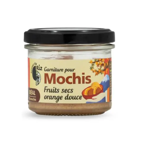Mieux au jardin:Garniture pour mochis fruits Secs et orange douce Autour du Riz - 100 g