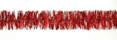 Côté extérieur：Guirlande scintillante en plastique coloris rouge Ø 50 mm - 2 m
