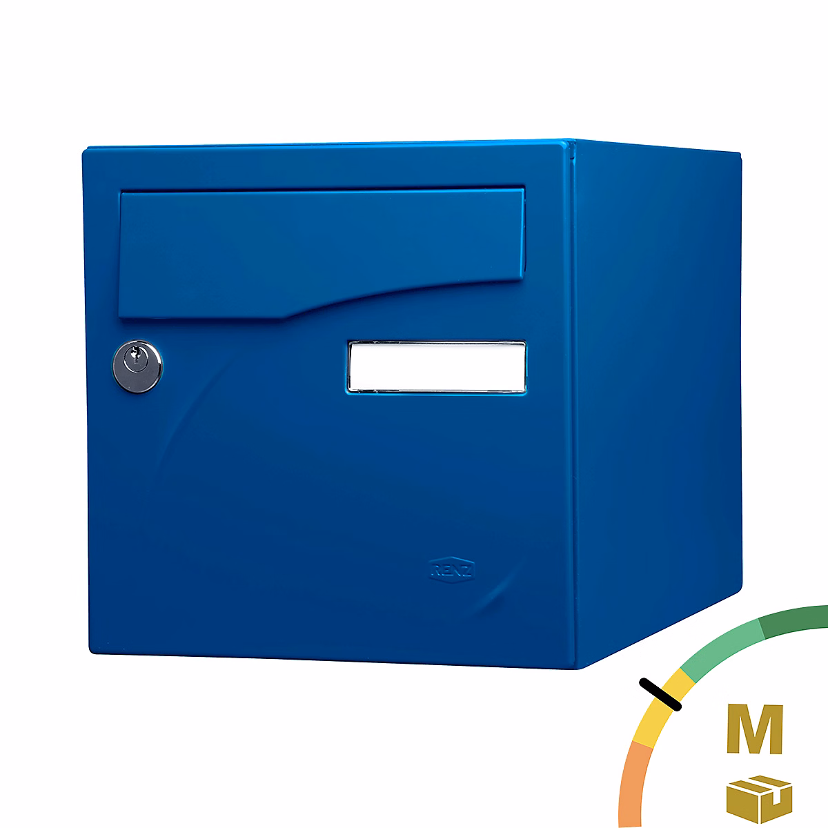 Boite aux lettres Préface 2 portes Bleu gentiane brillant RAL 5010B – Réf. NZXVXCKDN6916345934