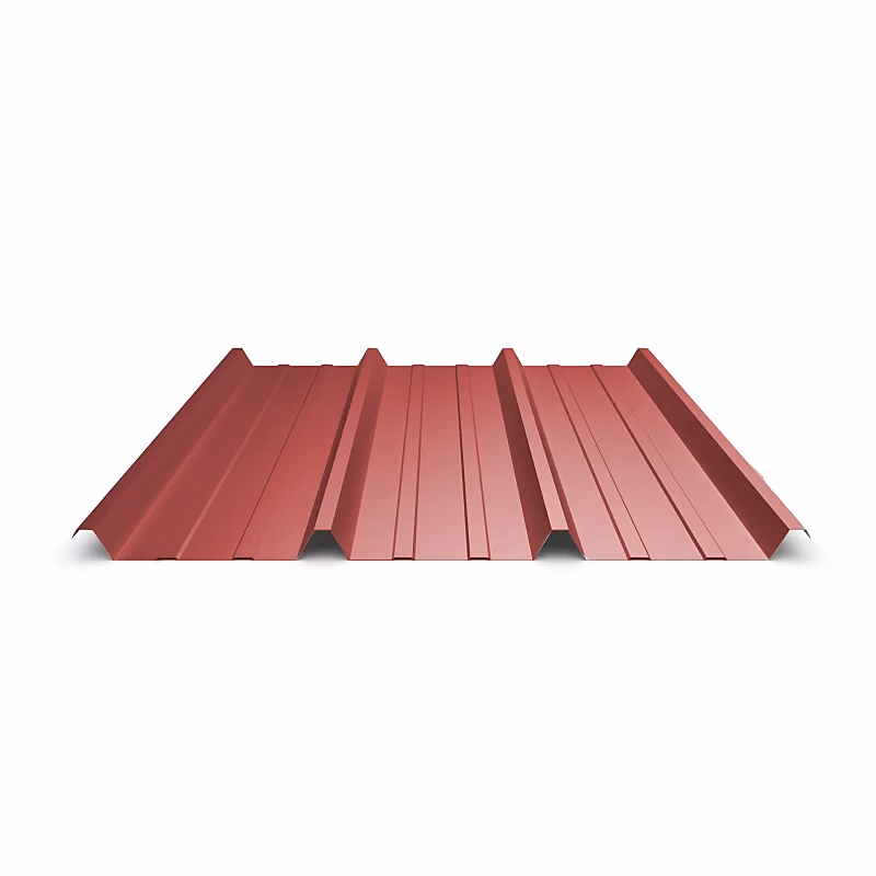 Toiture, charpente et couverture – Bac Acier Sec 3.45.1000 63/100 RAL 8012 3 m