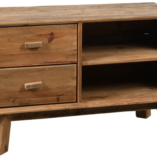 Meuble tv en pin recyclé Rewood