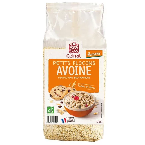 Extérieur essentiel:Petits flocons d'avoine bio Demeter Celnat - 500 g