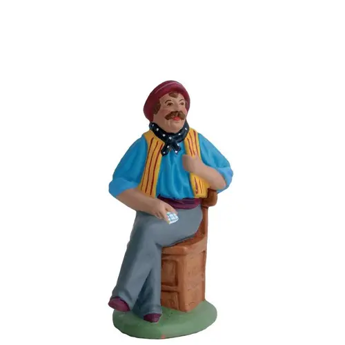 Spécial jardin:Personnage de crèche de Noël Néne Santons Escoffier - 7 cm