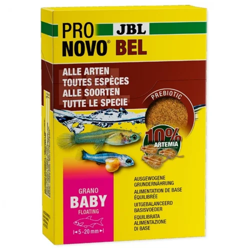 Jardin bien-être:Nourriture pour bébés poissons avec granulés mous - JBL ProNovo Bel Grano Baby - 30ml