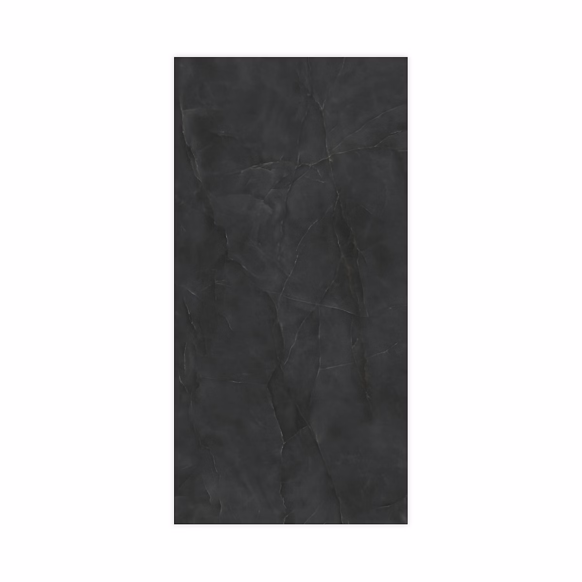 Carrelage effet Onyx Noir Obsidienne 240x120x0 – 9 cm Brillant Nerolio, Mur intérieur (vendu par carton de 2, 88 m²), RO'MA CARRELA
