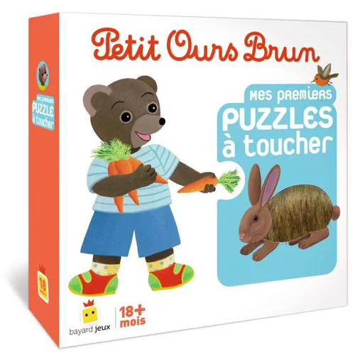 Pour aménager vos extérieurs：Puzzle Mon premier puzzle à toucher Petit Ours Brun - Bayard Jeunesse - 18 mois et +