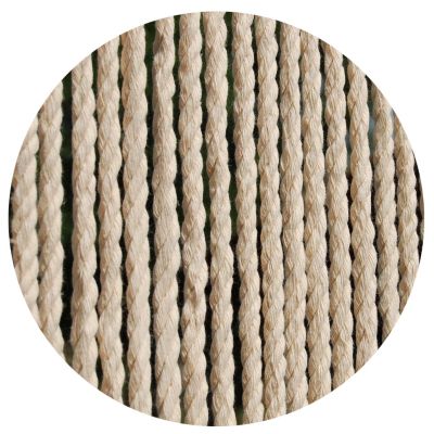 Rideau de porte en corde beige Toulon (100 x 230 cm)