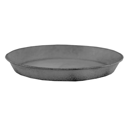 Indispensable au jardin:Soucoupe pour pot Reb Gris clair mat - Ø 29 cm x H4 cm