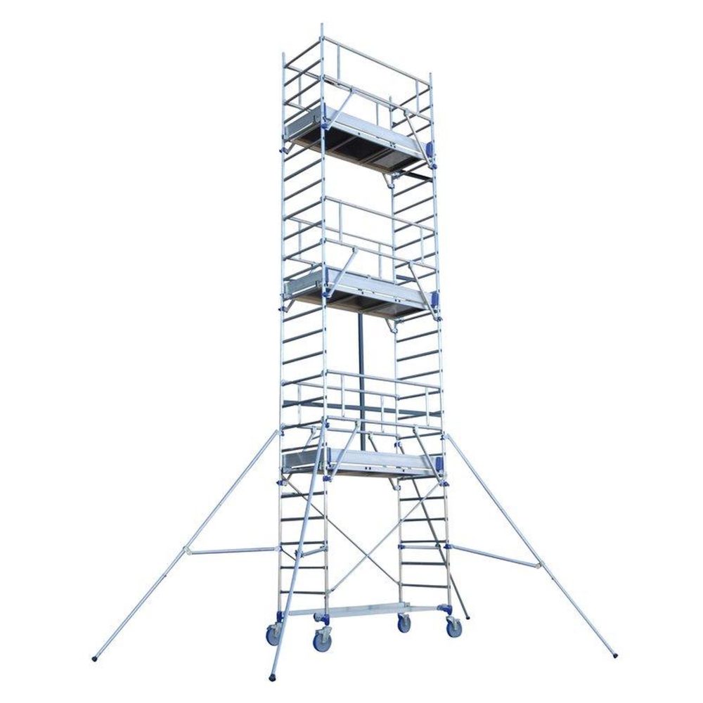TUBESCA Echafaudage roulant TOTEM 2 LINE 180 5m85 plancher (7m85 travail) – Matériel de jardin
