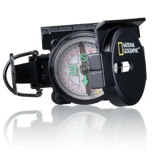 Pour mieux aménager votre jardin：Boussole de navigation noire Bresser - 2,6 x 8,5 x 5,8 cm
