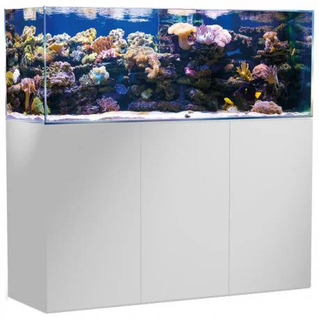 Pour un jardin accueillant:Aquarium de 375 litres avec son meuble et sa cuve de filtration d'un volume de 85 litres