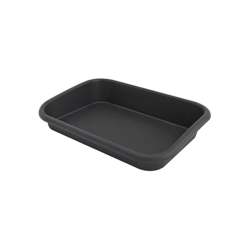 Pour votre extérieur：Plateau de jardin noir 42 x 59 x 11 cm