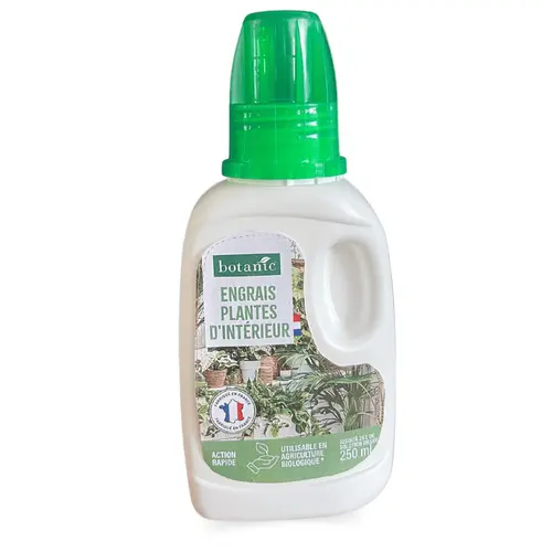 Loisirs au jardin:Engrais plantes vertes et fleuries d'intérieur en bouteille botanic® - 250 ml
