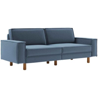 Canapé 3 places en tissu Sparrow (Bleu)