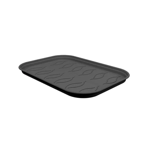 Pour mieux profiter du jardin：Soucoupe noire taille M pour plateau de culture 25,6 x 35,7 cm